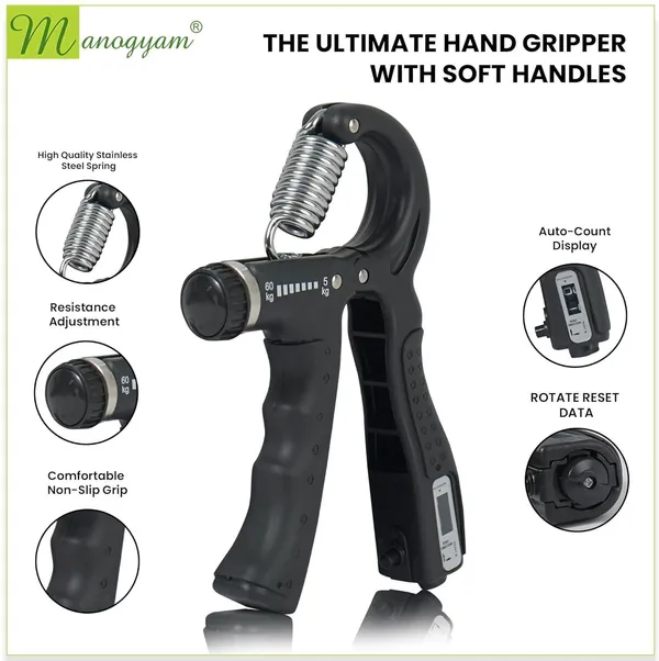 Manogyam_Combo_Pack_Of_Hand_Grip_And_Finger_Exerciser_Strength_Trainer_Hand_Workout_Kit_Hand_Grip/Fitness_Grip_(Black,_Blue)