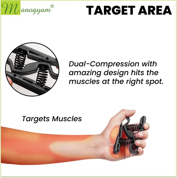 Manogyam_Z_Type_Gripster_Finger_Exerciser_Hand_Grip_Hand_Wrist_Muscle_Training_Hand_Grip/Fitness_Grip_(Black)