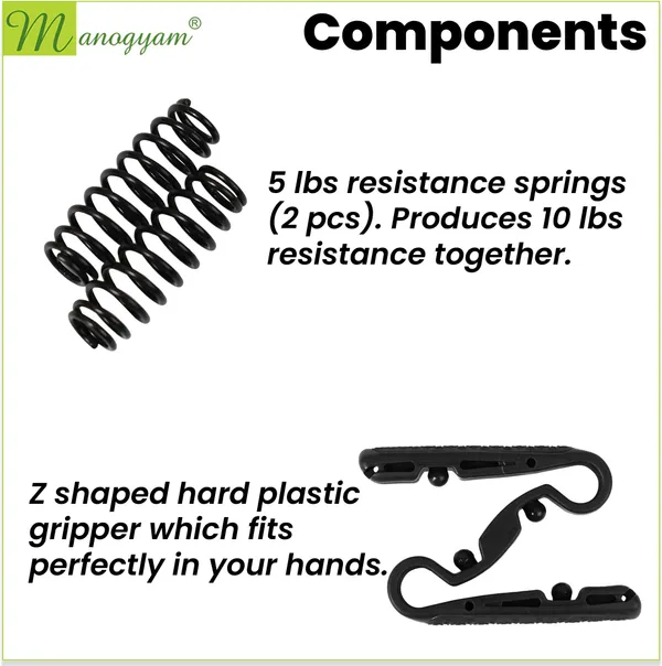 Manogyam_Z_Type_Gripster_Finger_Exerciser_Hand_Grip_Hand_Wrist_Muscle_Training_Hand_Grip/Fitness_Grip_(Black)