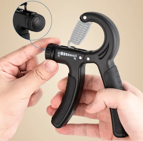 Manogyam_Adjustable_Hand_Grip_Strengthener_And_Hand_Gripper(10Kg_To_40Kg)_Hand_Grip/Fitness_Grip_(Black)