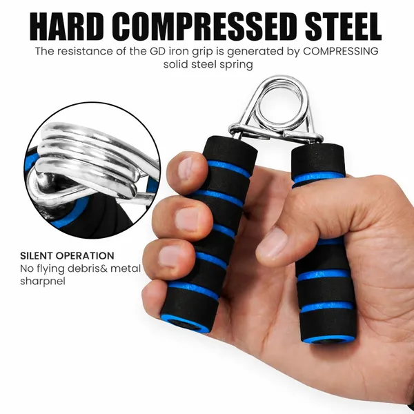 MANOGYAM_Adjustable_Hand_Grip_Strengthener_with_Counter_&_Foam_V-Shape_Gripper_Combo_|_Forearm_Strength_Trainer_for_Men_&_Women_|_Wrist,_Finger_Exercise_Equipment_for_Home_Gym_(Black)