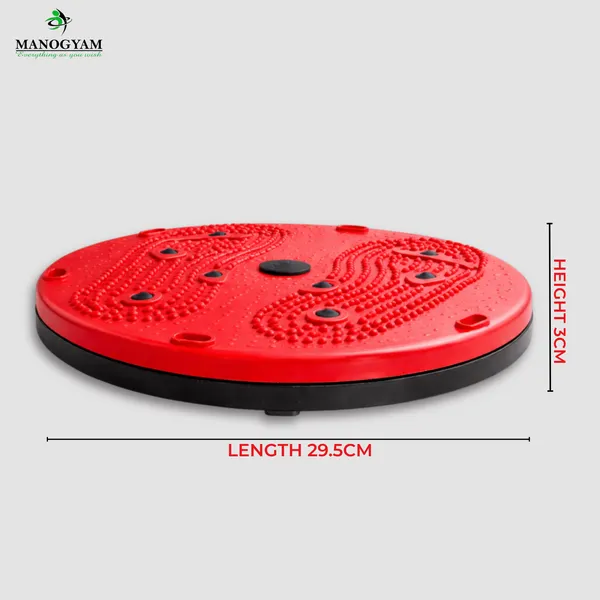 MANOGYAM_Tummy_Twister_Red_–_Waist_Trimmer_&_Body_Toner_|_Fat_Burner_Exercise_Disc_for_Home_Gym_|_Fitness_Accessory_for_Men_&_Women