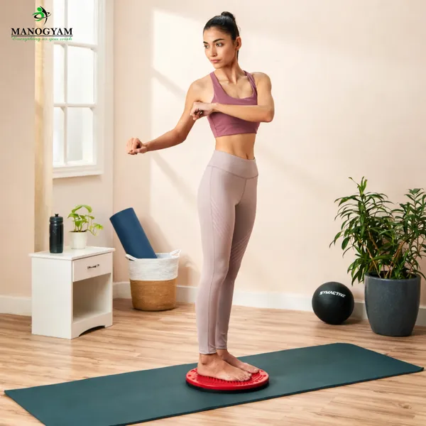 MANOGYAM_Tummy_Twister_Red_–_Waist_Trimmer_&_Body_Toner_|_Fat_Burner_Exercise_Disc_for_Home_Gym_|_Fitness_Accessory_for_Men_&_Women