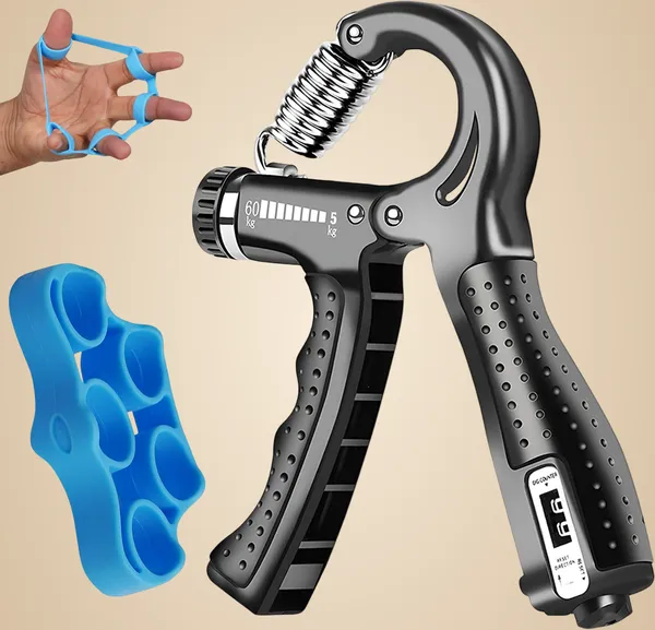 Manogyam_Combo_Pack_Of_Hand_Grip_And_Finger_Exerciser_Strength_Trainer_Hand_Workout_Kit_Hand_Grip/Fitness_Grip_(Black,_Blue)