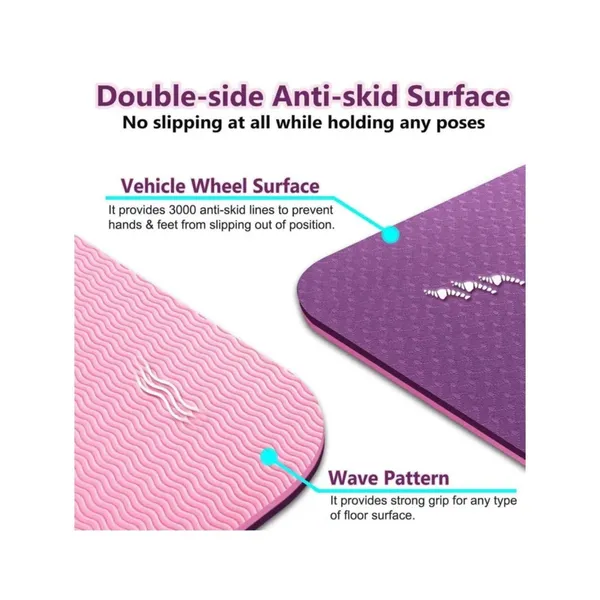 Manogyam_6mm_Yoga_Mat_Non-Slip_TPE_–_Eco-Friendly_Exercise_&_Workout_Mat_for_Men_&_Women_|_Anti-Skid_Fitness_Mat_for_Home_Gym,_Pilates,_Meditation_|_Purple/Pink