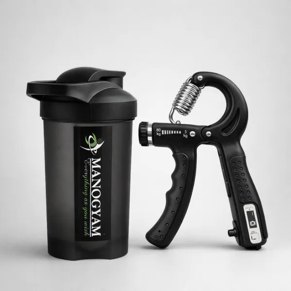 Manogyam_Fitness_Combo_–_500ml_Typhoon_Shaker_Bottle_&_Adjustable_Countable_Hand_Gripper_|_Gym_Shaker_Bottle_for_Protein_&_Forearm_Strength_Trainer_|_Home_Workout_Set