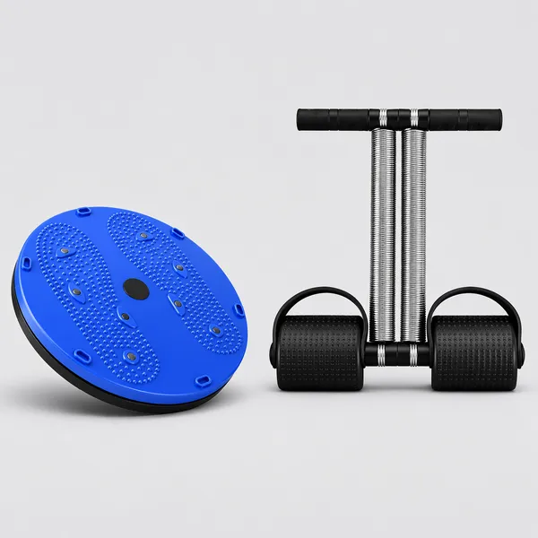 Manogyam_Home_Gym_Fitness_Combo_Tummy_Trimmer_Double_Spring_&_Magnetic_Acupressure_Tummy_Twister_-_Core_Strength,_Abs_Workout_&_Weight_Loss_Equipment_for_Men_&_Women