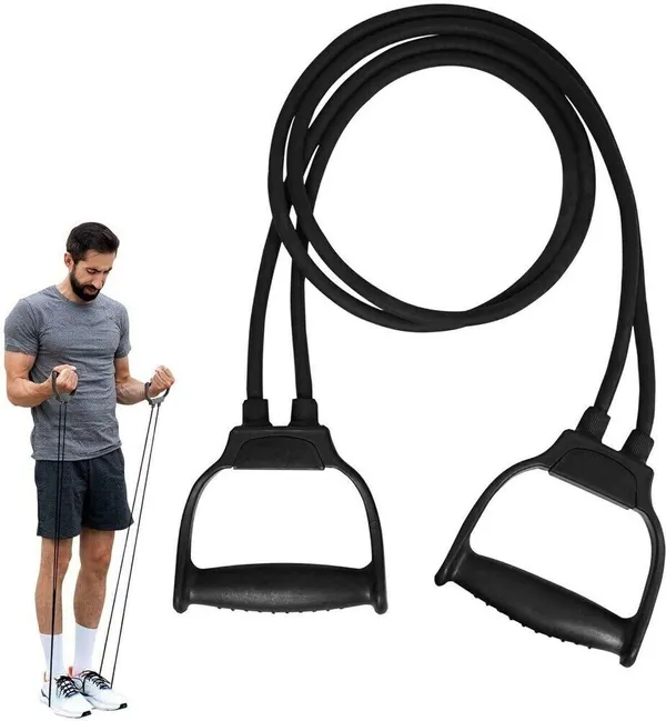 Manogyam_Pull_Rope_Elastic_Bands_Fitness_Rubber_For_Exercise_Resistance_Tube_(Black)