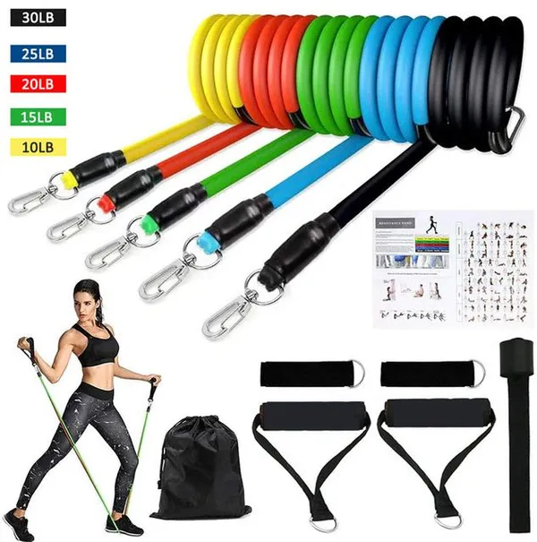 Manogyam_Resistance_Band_Set_For_Men_And_Women._Gym_Equipment_For_Exercise_Resistance_Tube_(Multicolor)