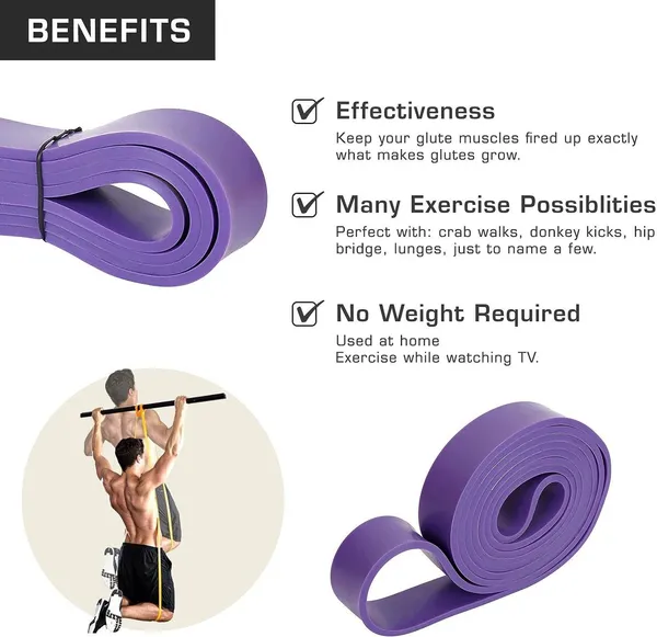 Manogyam_Pull_Up_Assist_Band_Stretching_Resistance_Band_-_Mobility_And_Powerlifting_Band_Resistance_Tube_(Purple)