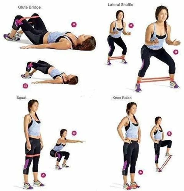 Manogyam_Resistance_Bands_Mini_Loop_(Set_Of_3)_Perfect_For_Toning_And_Home_Workout_Resistance_Tube_(Green,_Yellow,_Black)