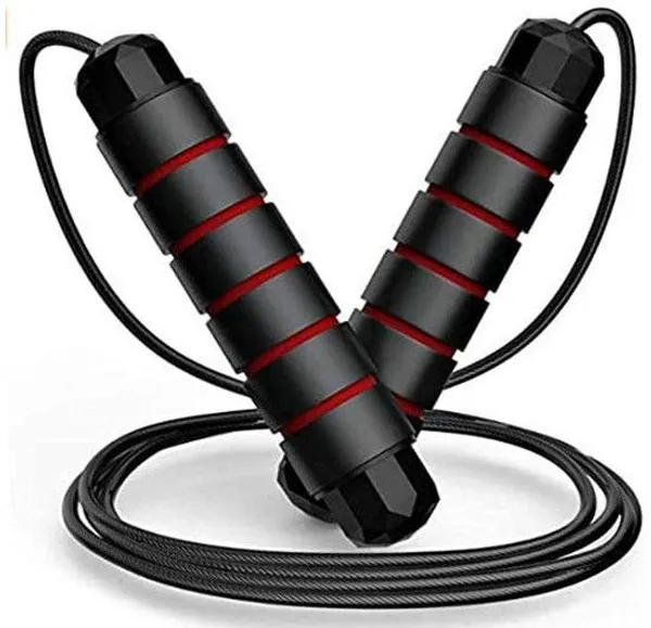 Manogyam_For_Men,_Women_And_Children_-_Jump_Rope_For_Exercise_Workout_Freestyle_Skipping_Rope_(Red,_Length:_280_Cm)