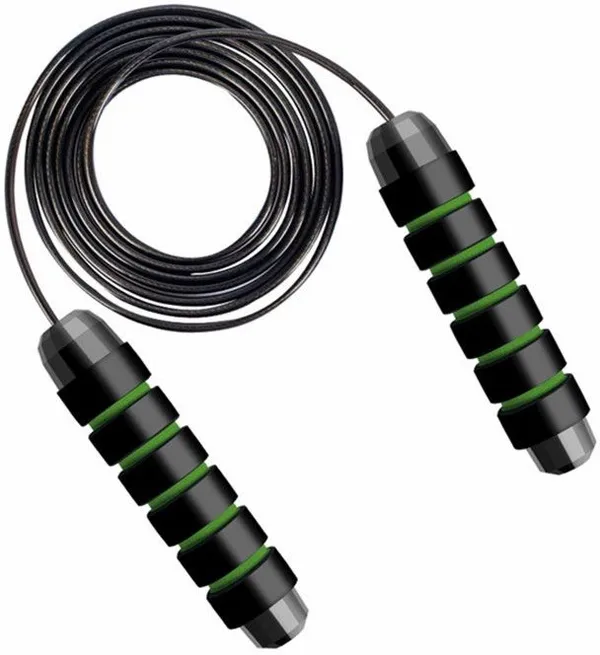 Manogyam_Skipping_Rope_For_Men,_Women_And_Children_-_Jump_Rope_For_Exercise_Workout_Freestyle_Skipping_Rope_(Green,_Length:_280_Cm)