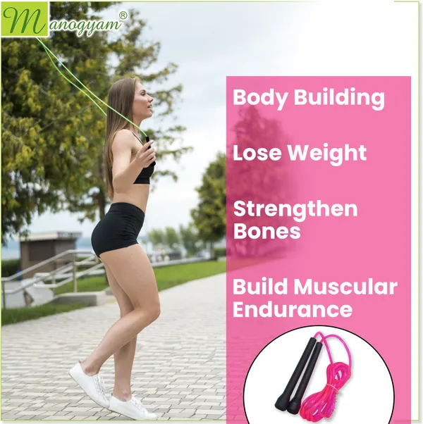 Manogyam_Weight_Loss_Program_Men_And_Women_-_With_Thin_Handle_Speed_Skipping_Rope_Freestyle_Ball_Bearing_Skipping_Rope_(Length:_270_Cm)