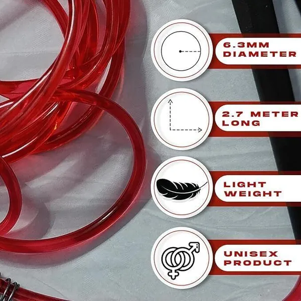 Manogyam_For_Men,Women_For_Exercise_Workout_And_Weight_Loss_Tangle_Free_Chloride_Rope_Jumping_Freestyle_Skipping_Rope_(Red,_Length:_280_Cm)