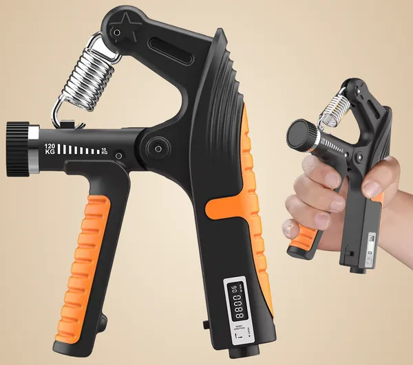 Manogyam_New_Hand_Gripper_Adjustable_Counting_Grip_(10-120Kg)_For_Home_And_Gym_Workouts_Hand_Grip/Fitness_Grip_(Orange)