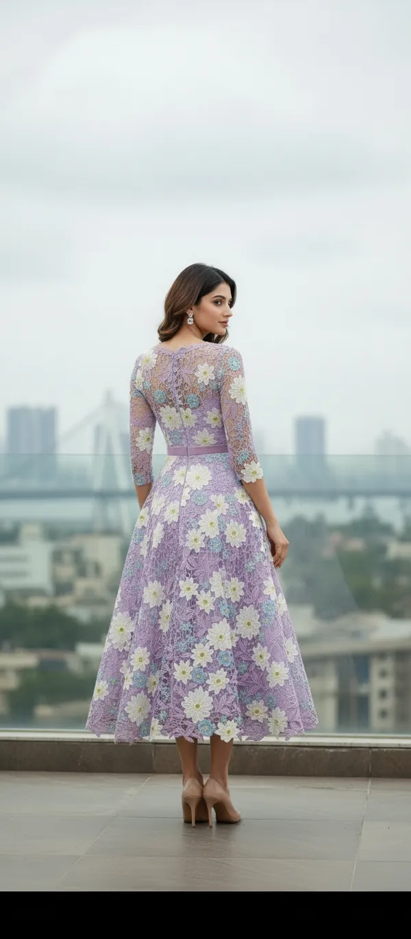 Flower__Embroidered_Purple_Net_Gown