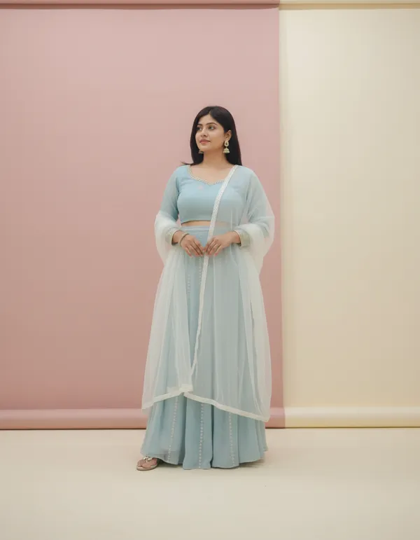 Light_Blue_Embellished_Lehenga_Set_With_Dupatta