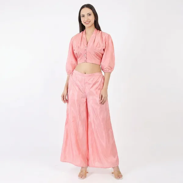 Women'S_Pink_Crop_Top_And_Palazzo_Co_Ord_Set