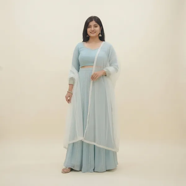 Light_Blue_Embellished_Lehenga_Set_With_Dupatta