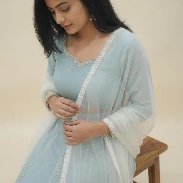 Light_Blue_Embellished_Lehenga_Set_With_Dupatta