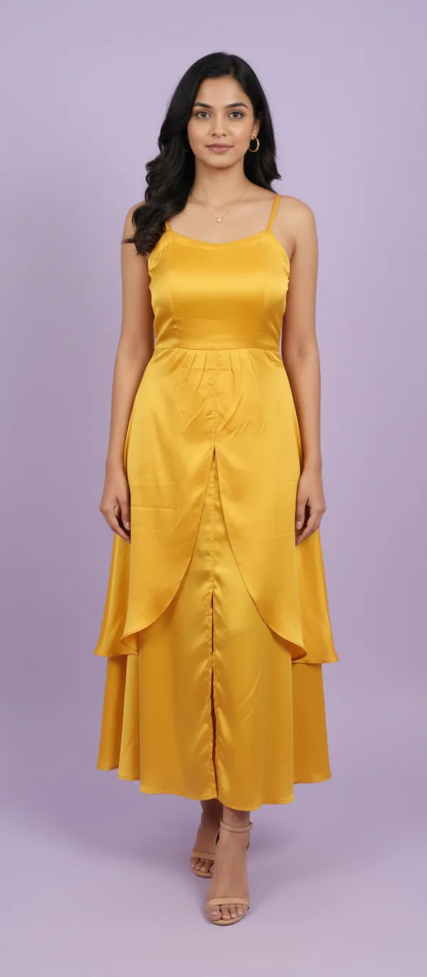 Yellow_Flayered__Silk_Gown