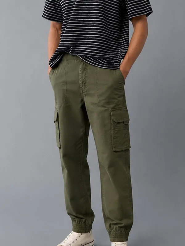 Urban_Legends_Men's_6_Pocket_Cargo_Pant_Stretch_Regular_Fit_Dark_Green