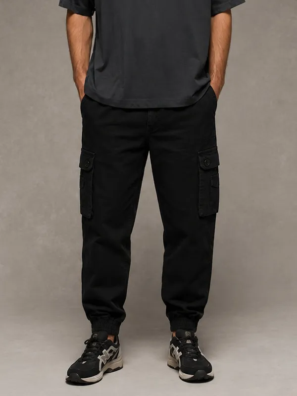 Urban_Legends_Men's_6_Pocket_Flap_Cargo_Pant_Stretch_Regular_Fit_Black
