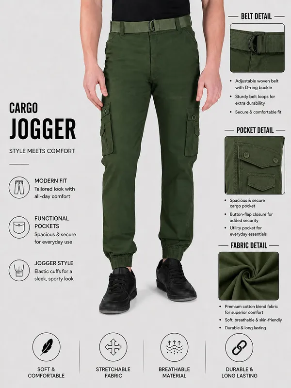 Urban_Legends_Men's_6_Pocket_Cargo_Pant_Stretch_Regular_Fit_Dark_Green