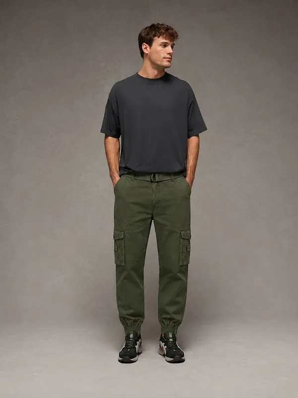 Urban_Legends_Men's_6_Pocket_Cargo_Pant_Stretch_Regular_Fit_Dark_Green