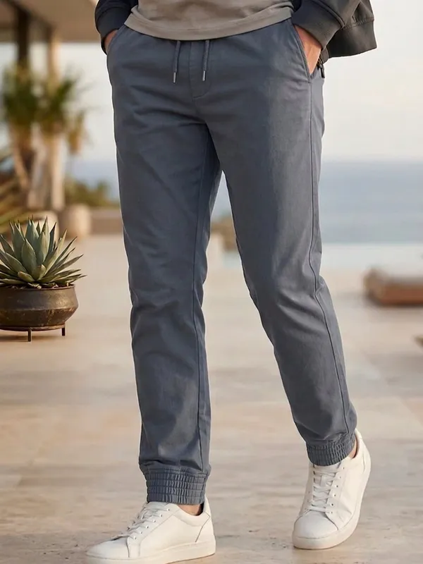 Urban_Legends_Men's_Drawstring_Pant_Stretch_Elastic_Waist_Ribbed_Bottom_Dark_Grey