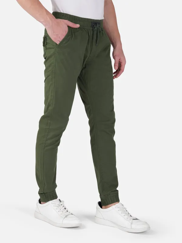 Urban_Legends_Men's_Tapered_Pant_Stretch_Elastic_Waist_Drawstring_Dark_Green