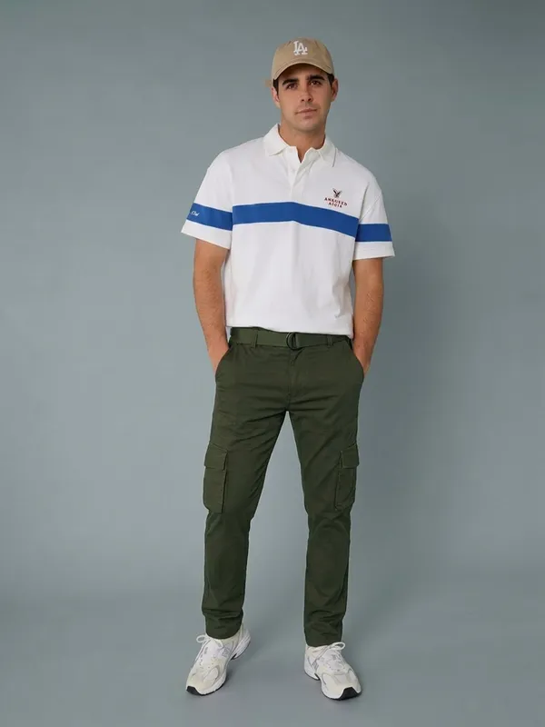 Urban_Legends_Men's_Cargo_Pant_Stretch_Comfort_Open_Bottom_Dark_Green