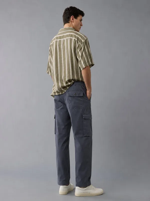 Urban_Legends_Men's_Travel_Cargo_Pant_Stretchable_Regular_Fit_Open_Bottom_Dark_Grey