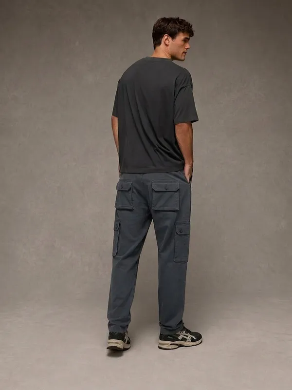 Urban_Legends_Men's_Casual_Cargo_Trouser_Comfort_Fit_Open_Bottom_Dark_Grey