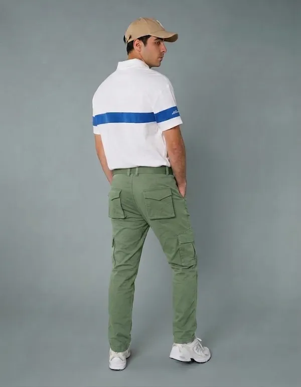 Urban_Legends_Men's_Workwear_Cargo_Pant_Stretch_Open_Bottom_Light_Green