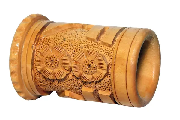 Brown_Wood_Pen_Stand