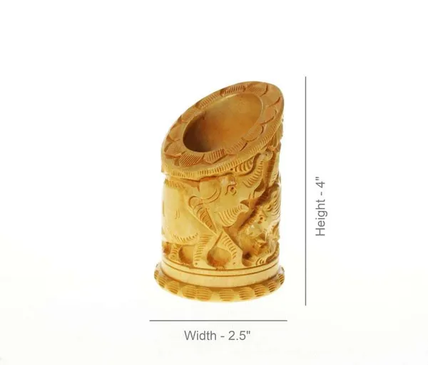 Brown_Wood_Pen_Stand