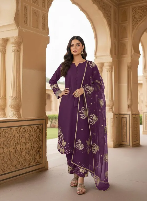Maroon_Cotton_And_Natural_Crepe_Premium_Sharara_Set_For_Women