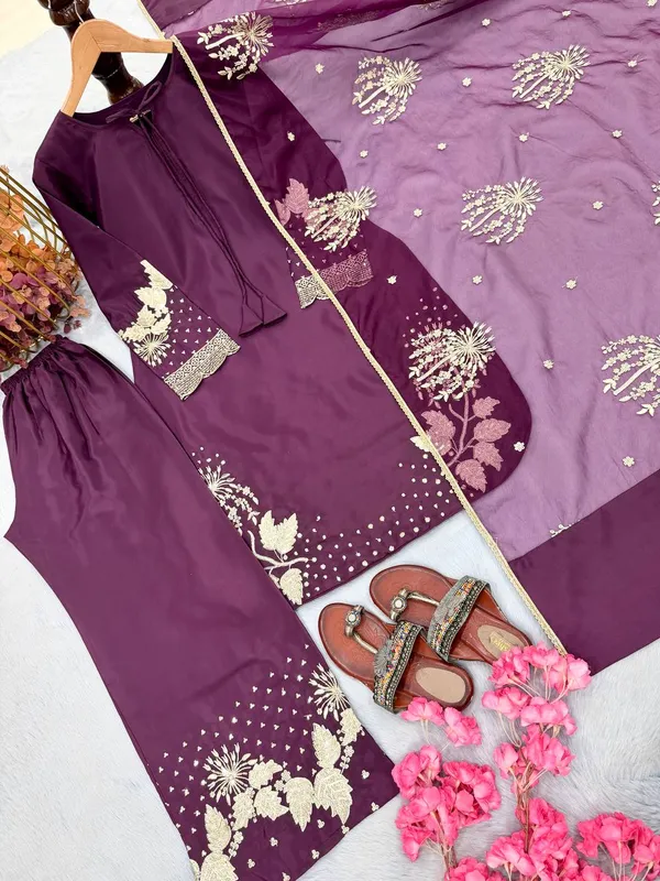 Maroon_Cotton_And_Natural_Crepe_Premium_Sharara_Set_For_Women