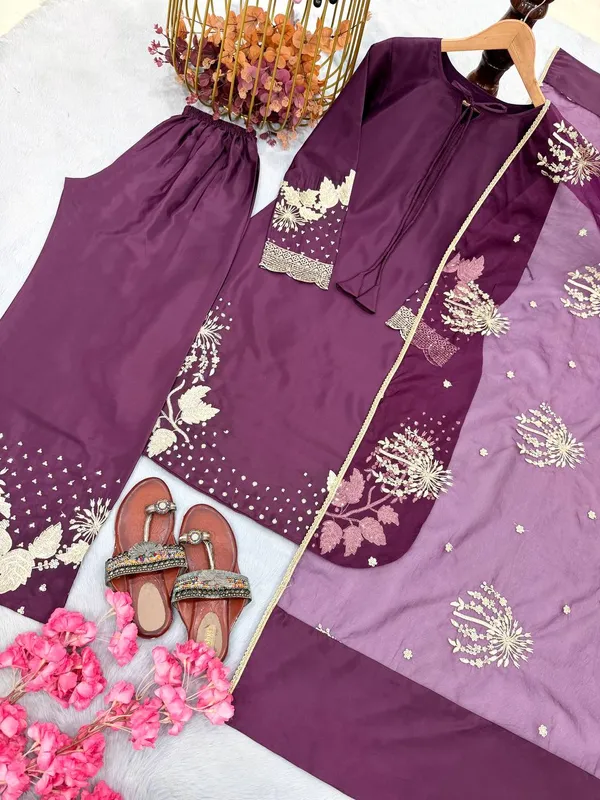 Maroon_Cotton_And_Natural_Crepe_Premium_Sharara_Set_For_Women