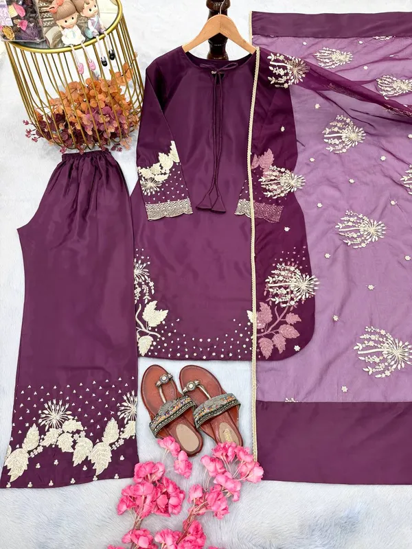 Maroon_Cotton_And_Natural_Crepe_Premium_Sharara_Set_For_Women
