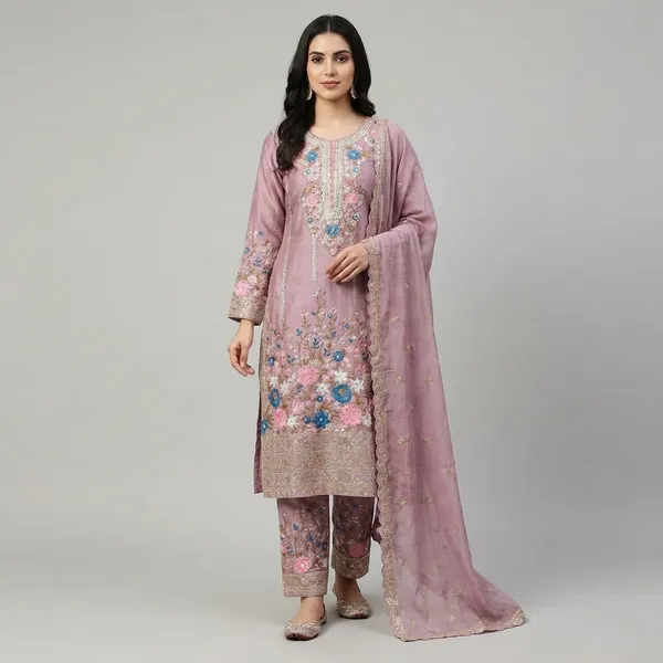 Pink_Cotton_And_Chinon_Silk_Premium_Sharara_Set_For_Women