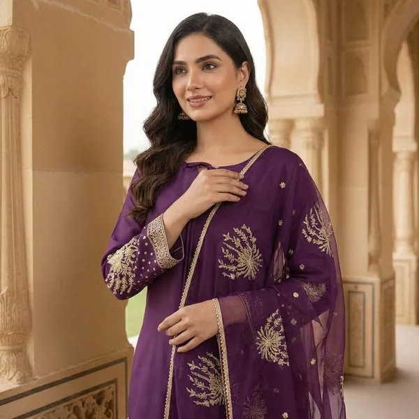 Maroon_Cotton_And_Natural_Crepe_Premium_Sharara_Set_For_Women