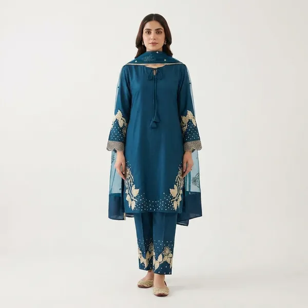 Light_Blue_Natural_Crepe_And_Cotton_Premium_Sharara_Set_For_Women