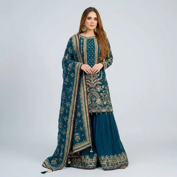 Lavender_Faux_Georgette_Premium_Sharara_Set_For_Women