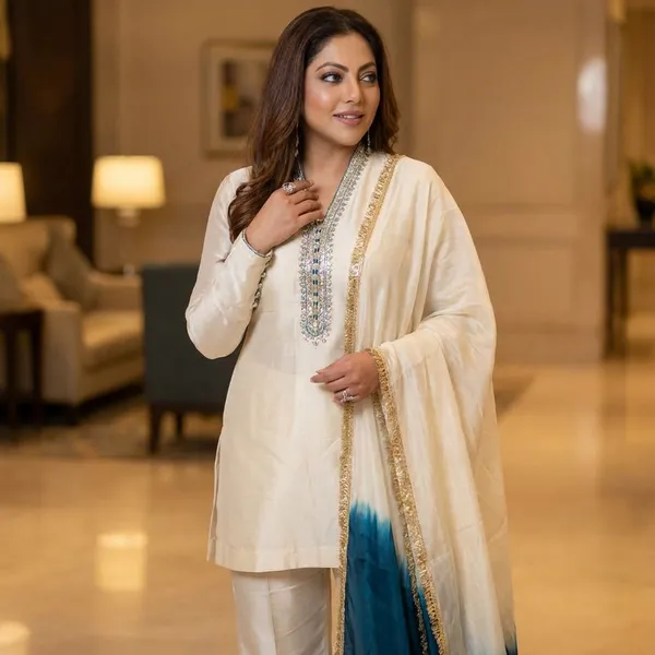 White_Roman_Glass_Silk_And_Cotton_Premium_Sharara_Set_For_Women