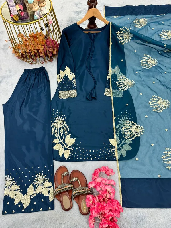 Light_Blue_Natural_Crepe_And_Cotton_Premium_Sharara_Set_For_Women