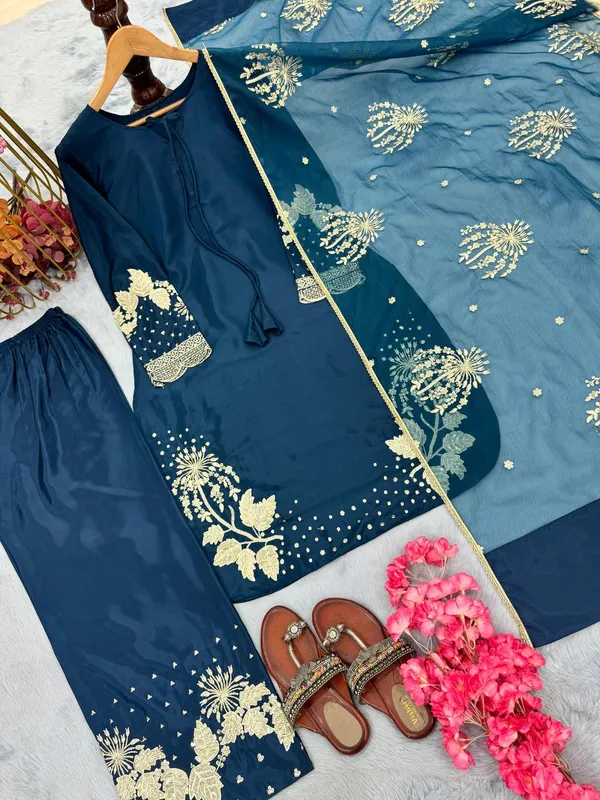Light_Blue_Natural_Crepe_And_Cotton_Premium_Sharara_Set_For_Women