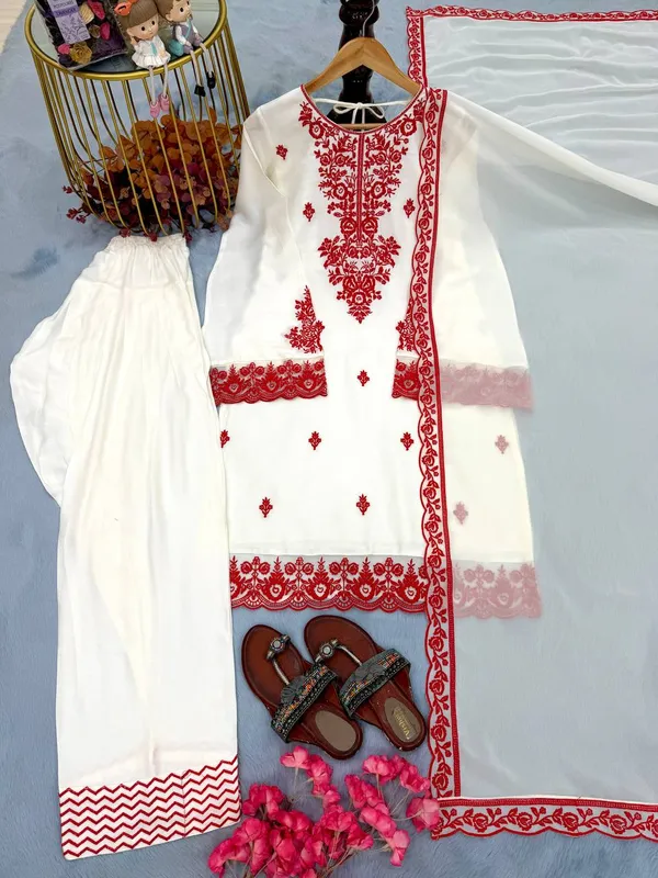 Red_And_White_Rayon_Cotton_Premium_Sharara_Set_For_Women